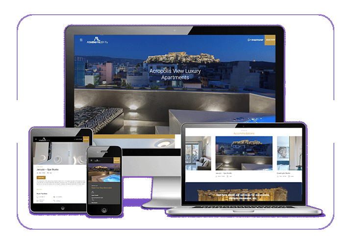 Athenian Lofts Hotel Booking Website